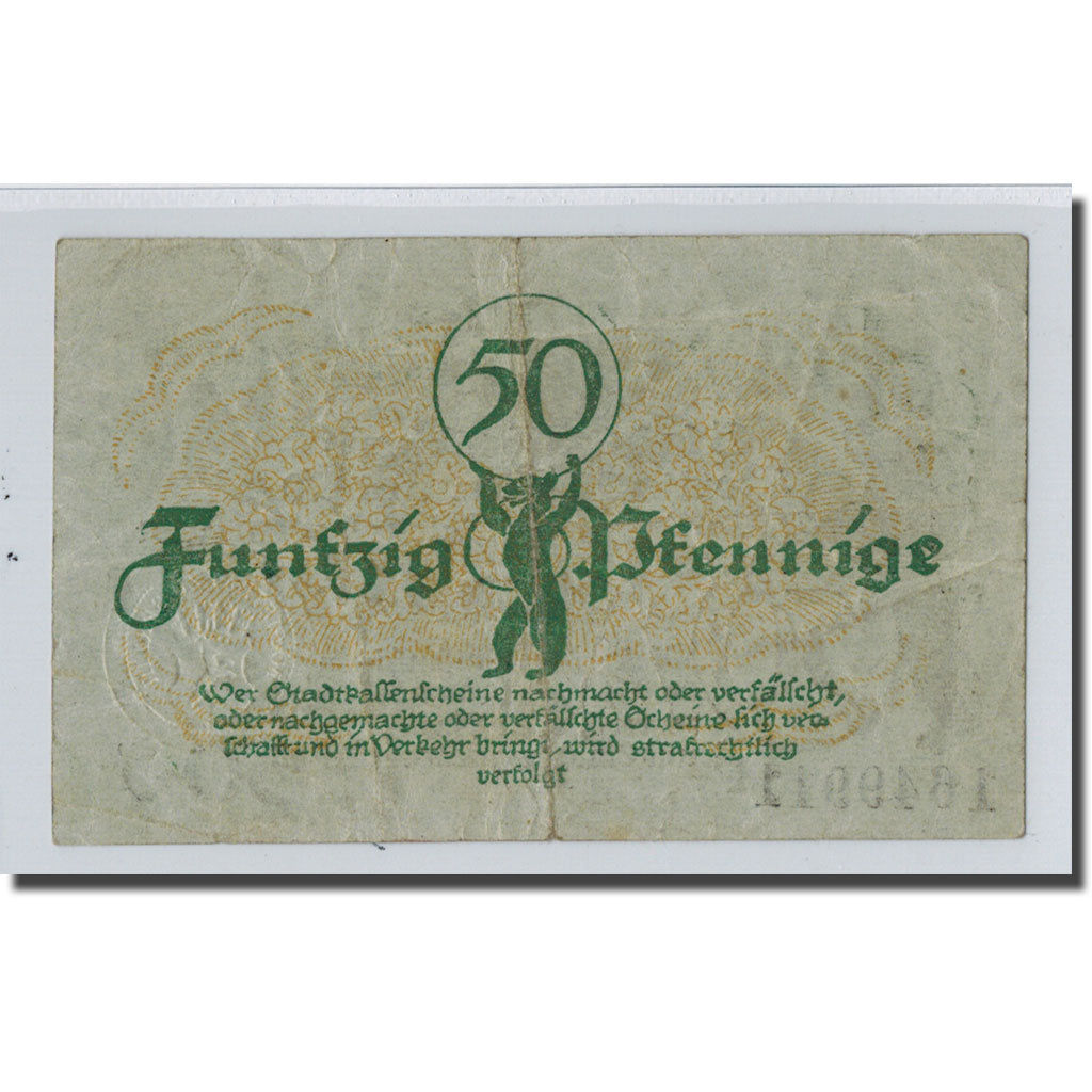 Billete, Alemania, Berlin Stadt, 50 Pfennig, ours 1, 1920, 1920-01-30, SC