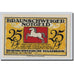 Billet, Allemagne, Braunschweig, 25 Pfennig, Monument, 1921, 1921-05-01, SPL