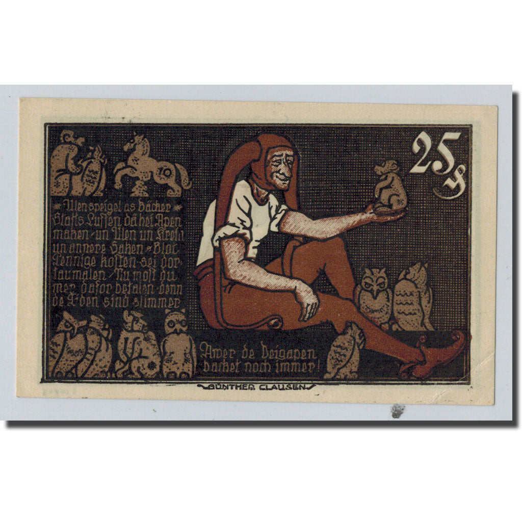 Billete, Alemania, Braunschweig, 25 Pfennig, personnage, 1921, 1921-05-01, SC