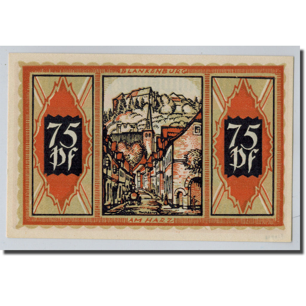 Billet, Allemagne, Braunschweig, 75 Pfennig, ruelle, 1921, 1921-05-01, SPL