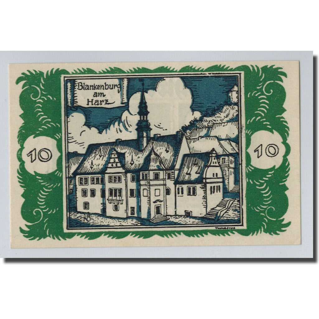 Billet, Allemagne, Braunschweig, 10 Pfennig, Maison, 1921, 1921-05-01, SPL