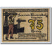 Biljet, Duitsland, Blumenthal, 75 Pfennig, personnage, 1921, 1921-03-25, SPL