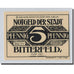 Banknote, Germany, Bitterfeld Stadt, 5 Pfennig, graphique, 1921, UNC(63)
