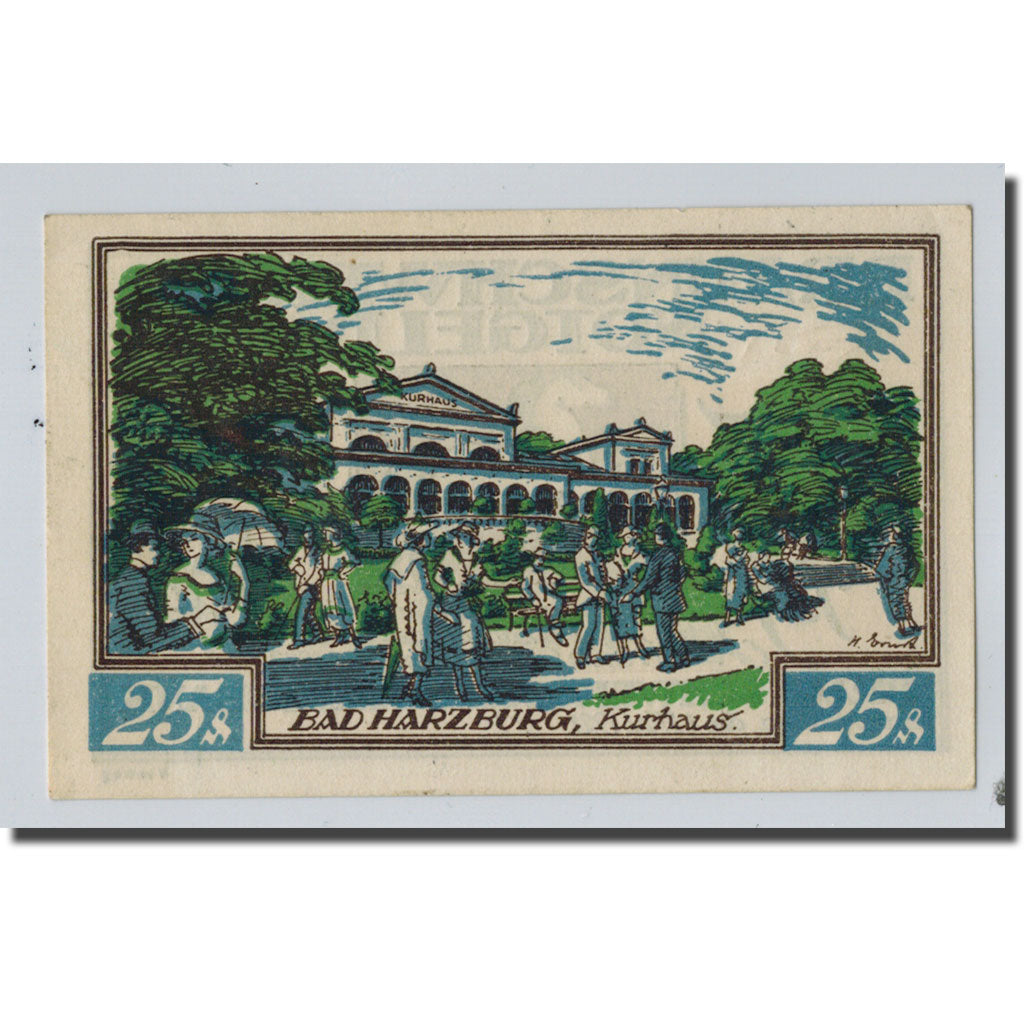 Geldschein, Deutschland, Braunschweig, 25 Pfennig, paysage 1, 1921, 1921-05-01