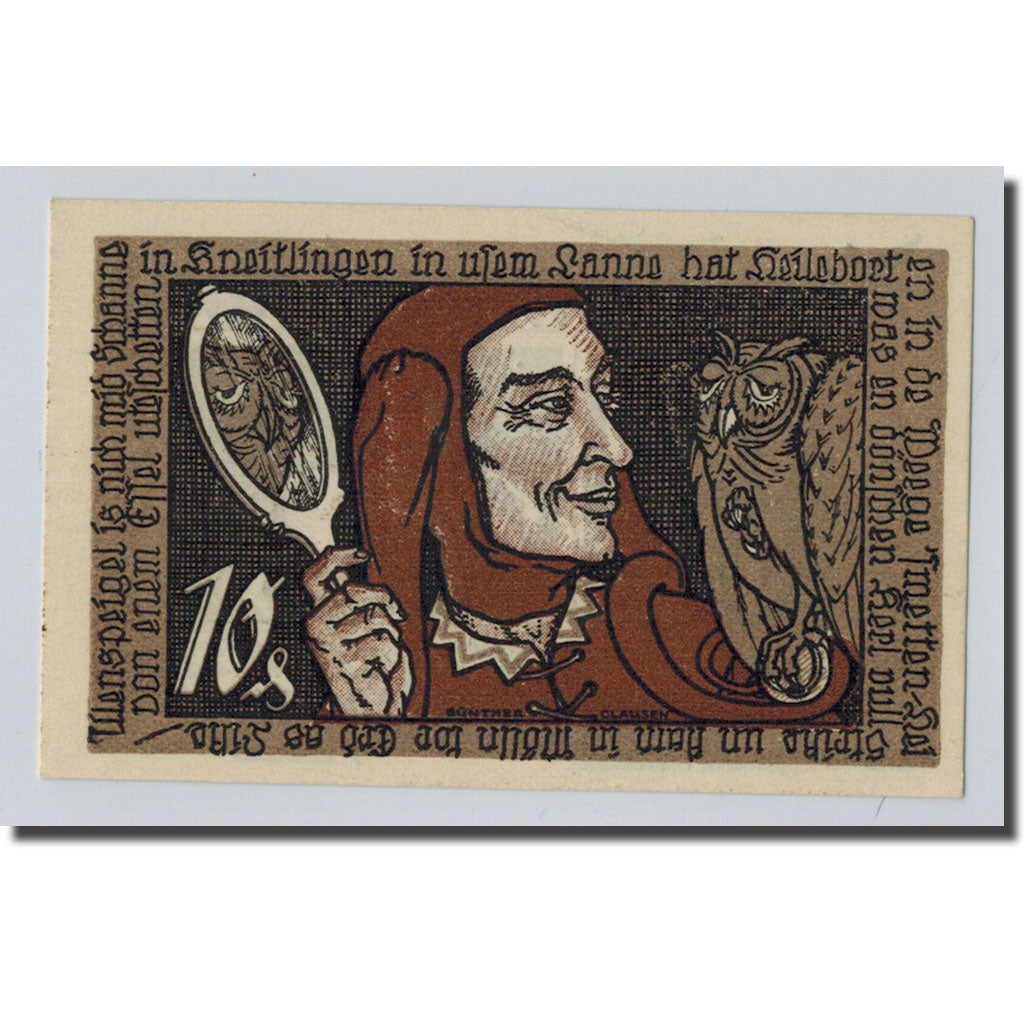 Banknote, Germany, Braunschweig, 10 Pfennig, personnage, 1921, 1921-05-01