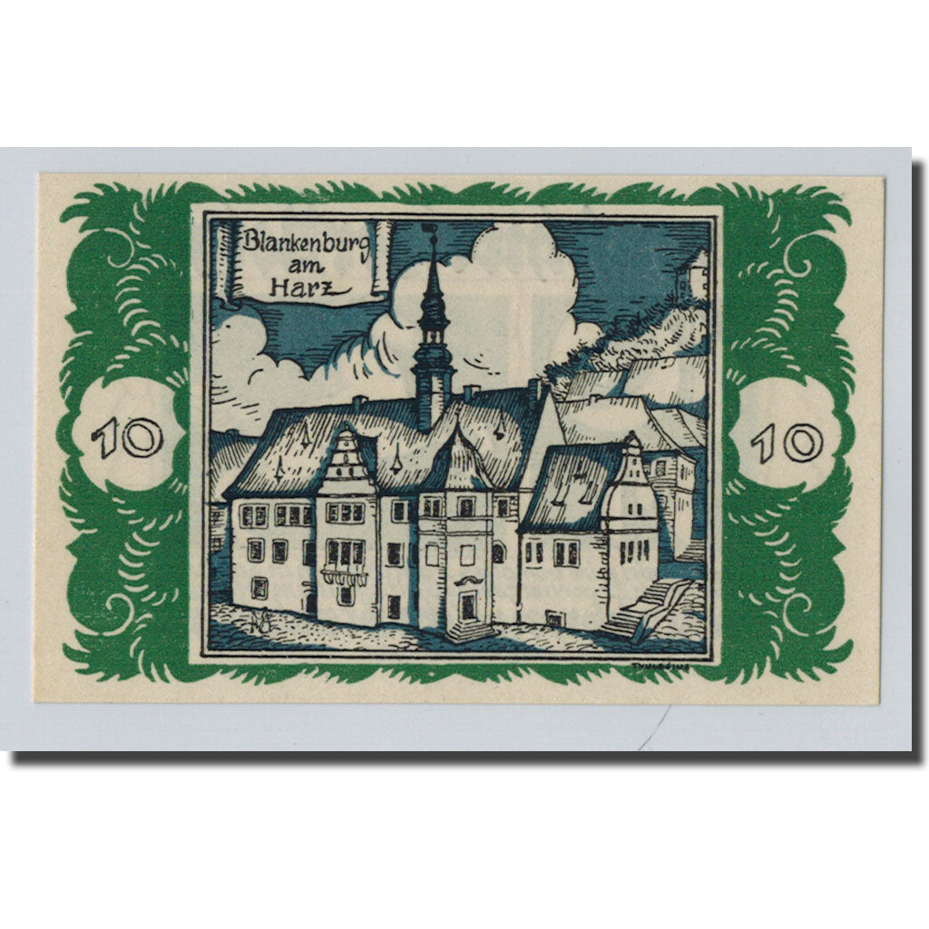 Geldschein, Deutschland, Braunschweig, 10 Pfennig, Eglise, 1921, 1921-05-01