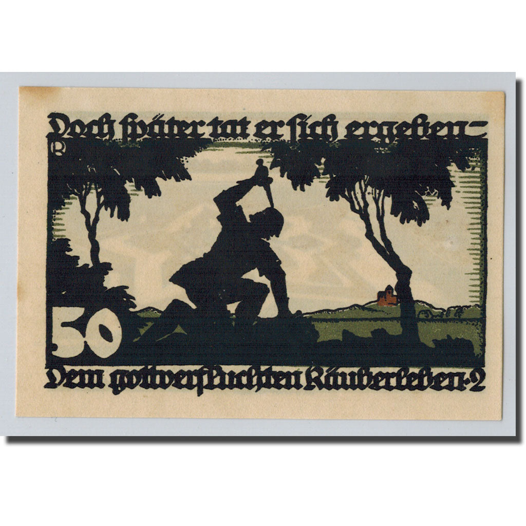 Banknot, Niemcy, Vechta, 50 Pfennig, personnage 1, 1922, 1922-03-15, UNC(63)