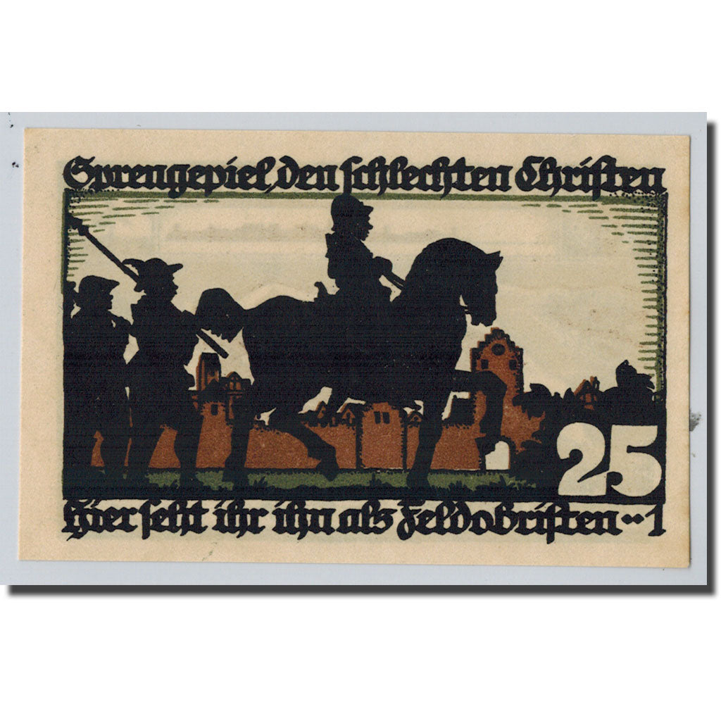 Banconote, Germania, Vechta, 25 Pfennig, cavalier, 1922, 1922-03-15, SPL