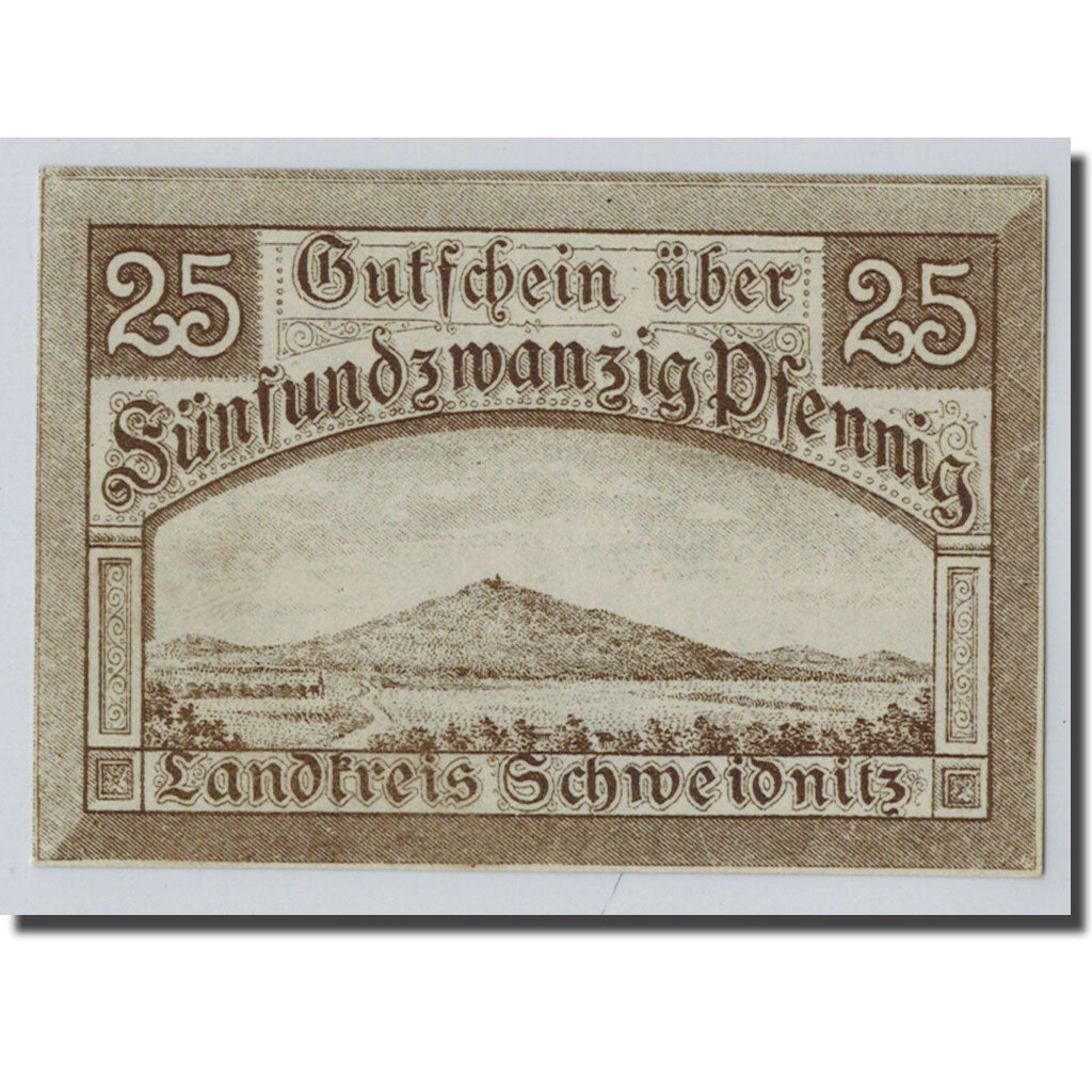 Banconote, Germania, Trier, 25 Pfennig, paysage, 1921, 1921-01-15, SPL