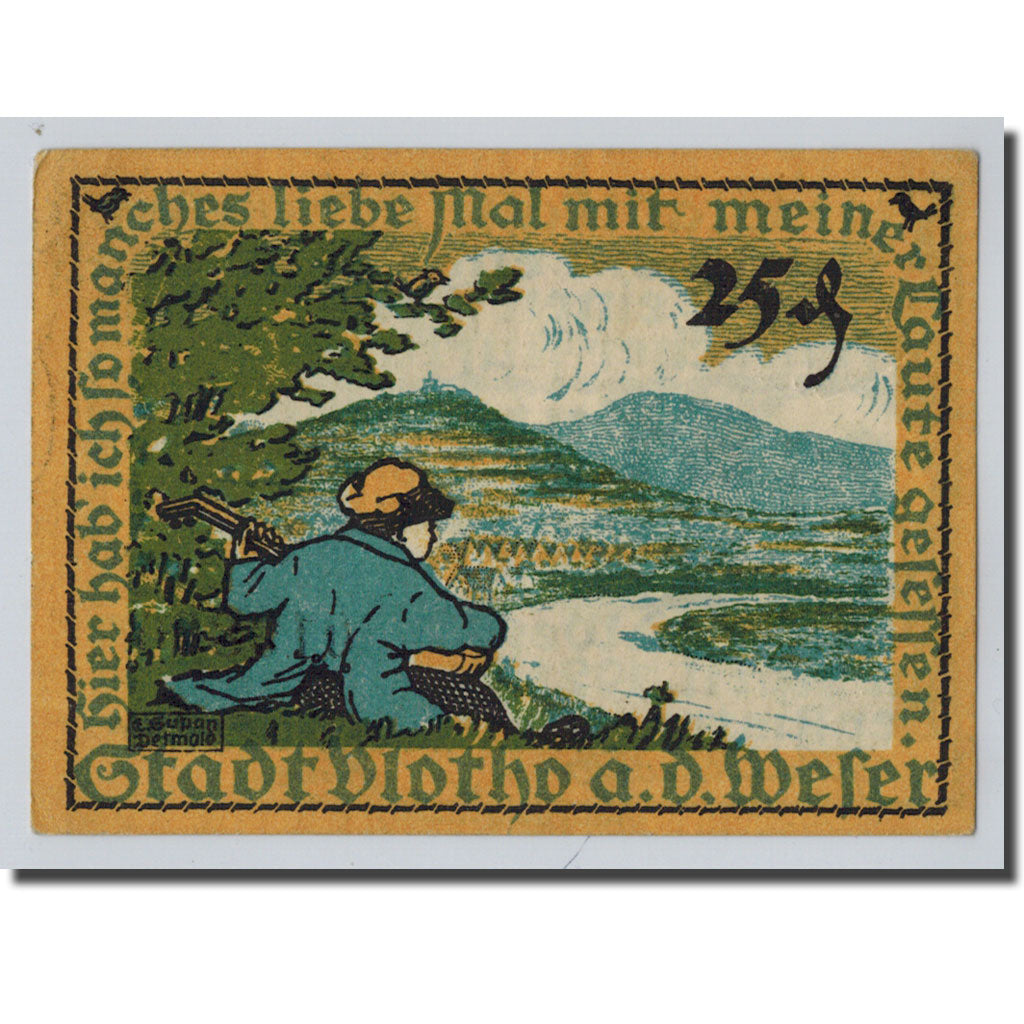 Banknote, Germany, Voltho, 25 Pfennig, paysage, 1921, UNC(63), Mehl:1366.1
