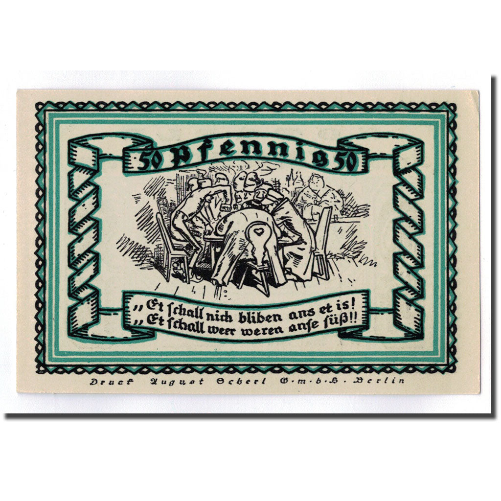 Billete, Alemania, Stolzenau, 50 Pfennig, personnage, 1921, 1921-05-01, SC