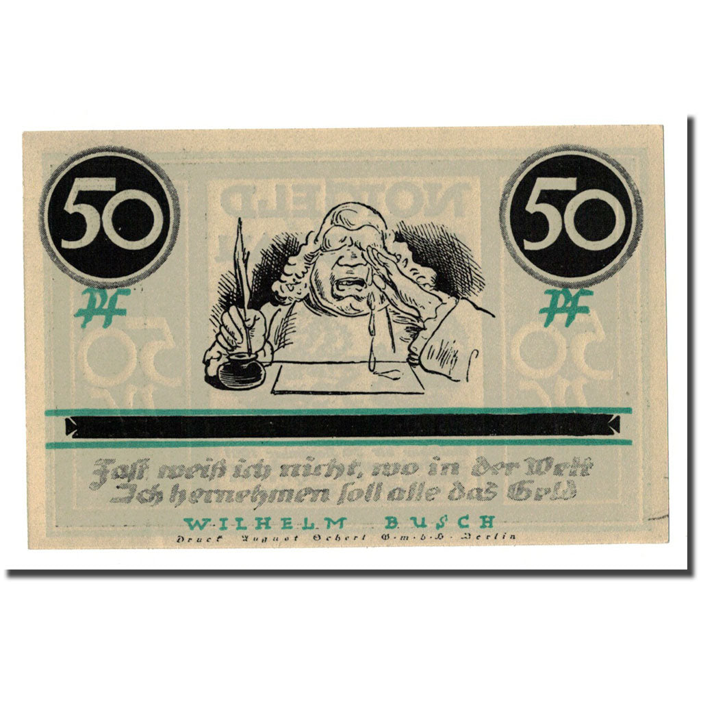 Banconote, Germania, Stolzenau, 50 Pfennig, personnage 1, 1921, 1921-05-01, SPL