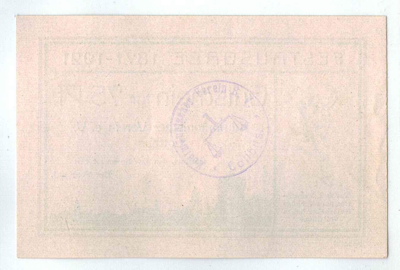 Billet, Allemagne, Cottbus, 75 Pfennig, paysage, 1921, 1921-11-05, SPL
