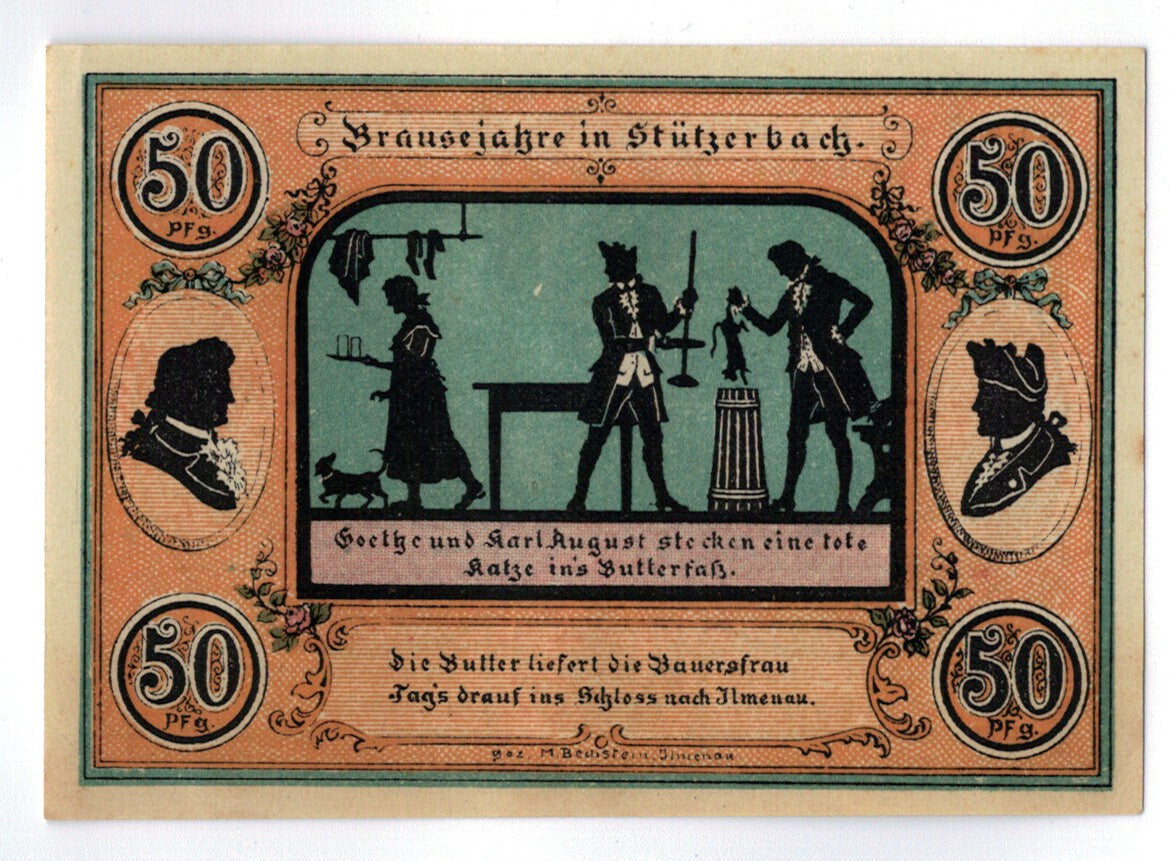 Banknote, Germany, Stuzerbach, 50 Pfennig, personnage 1, 1921, UNC(63)