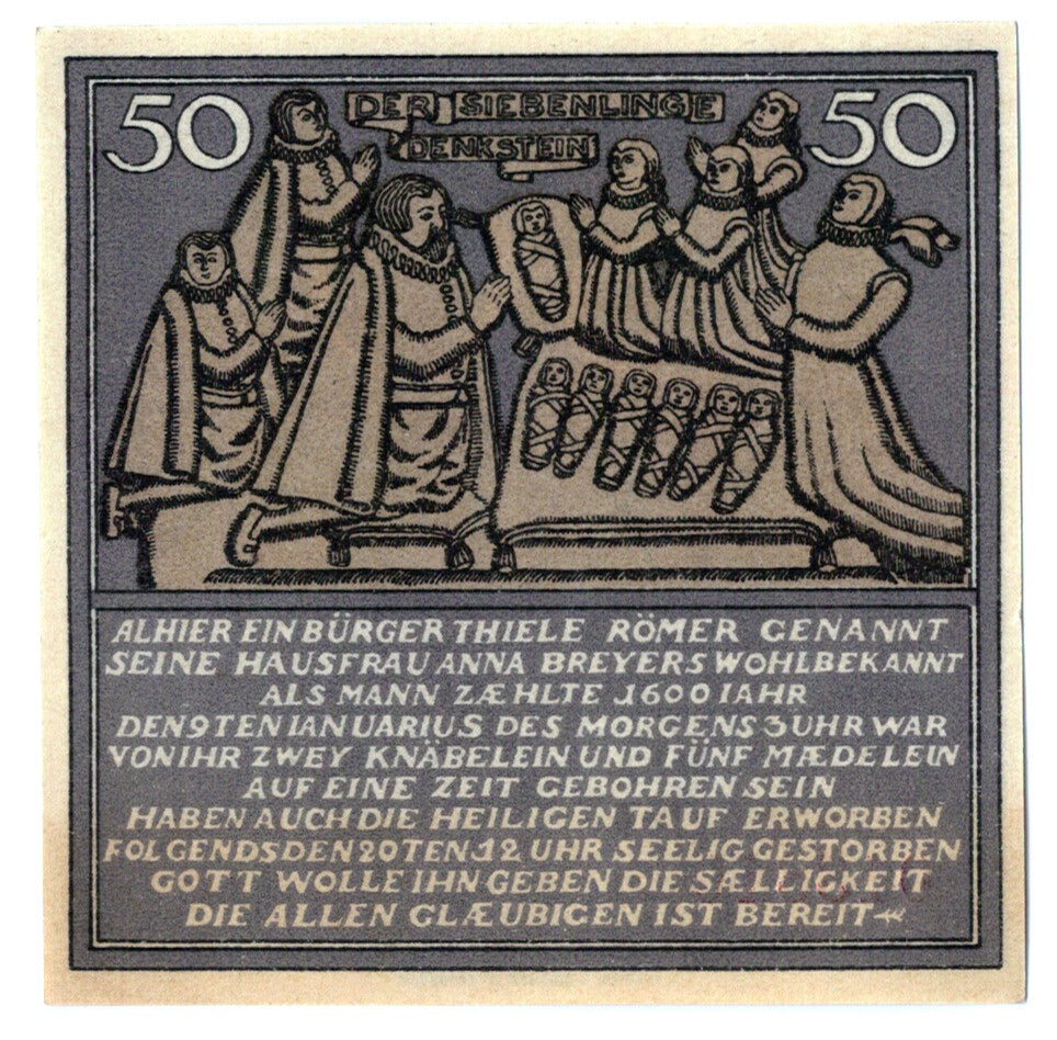 Biljet, Duitsland, Hameln, 50 Pfennig, personnage, 1921, 1921-06-01, SPL