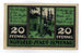 Banconote, Germania, Ilmenau Stadt, 20 Pfennig, château, 1921, 1921-01-01, SPL