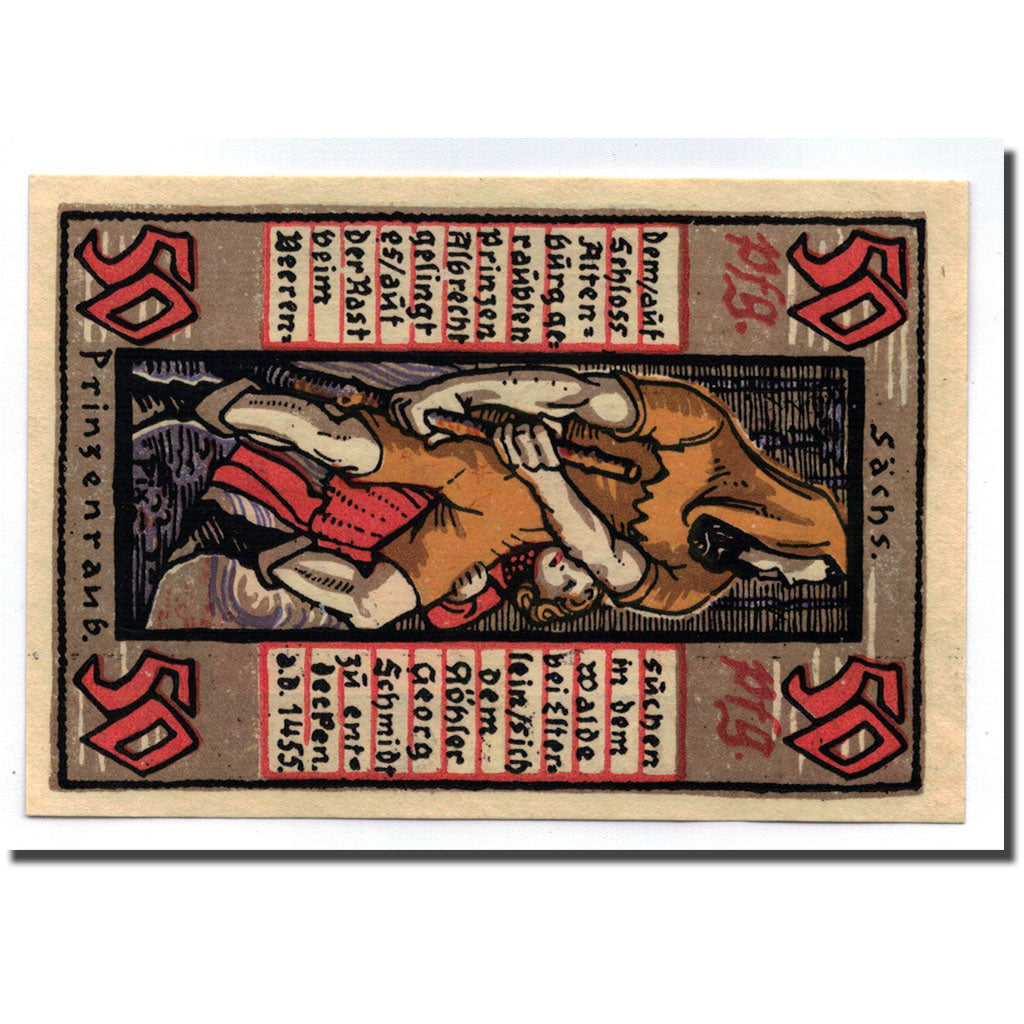 Banknote, Germany, Altenburg Stadt, 50 Pfennig, personnage 1, 1921, UNC(63)