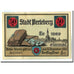 Biljet, Duitsland, Perleberg, 50 Pfennig, cathédrale, 1921, SPL, Mehl:1056.1