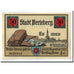 Banknote, Germany, Perleberg, 50 Pfennig, paysage, 1921, UNC(63), Mehl:1056.1