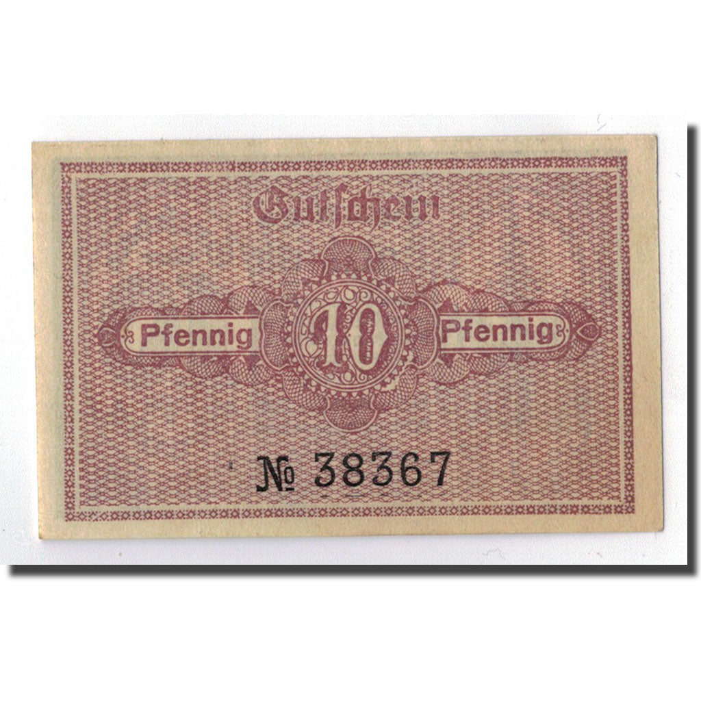 Biljet, Duitsland, Katzütte, 10 Pfennig, paysage, 1920, 1920-12-15, SPL