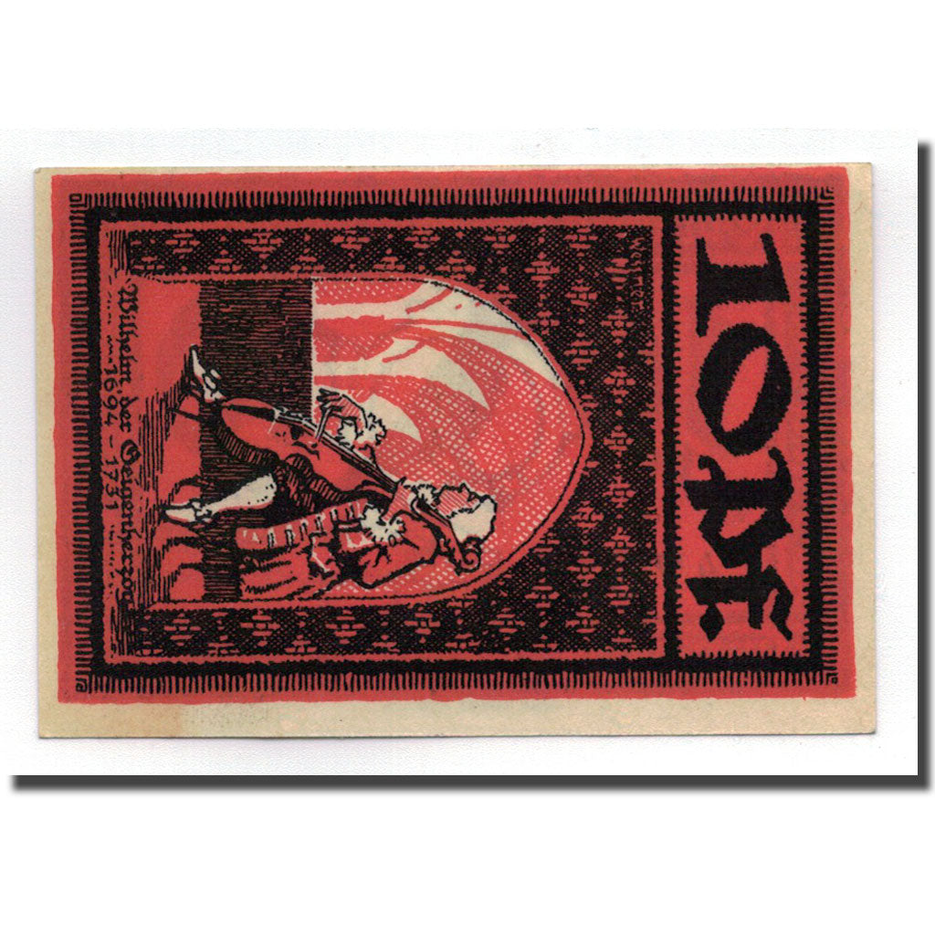 Billete, Alemania, Merseburg Stadt, 10 Pfennig, personnage, 1921, SC, Mehl:884.1