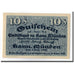Banconote, Germania, Hann. Münden, 10 Pfennig, personnage, 1921, 1921-07-01