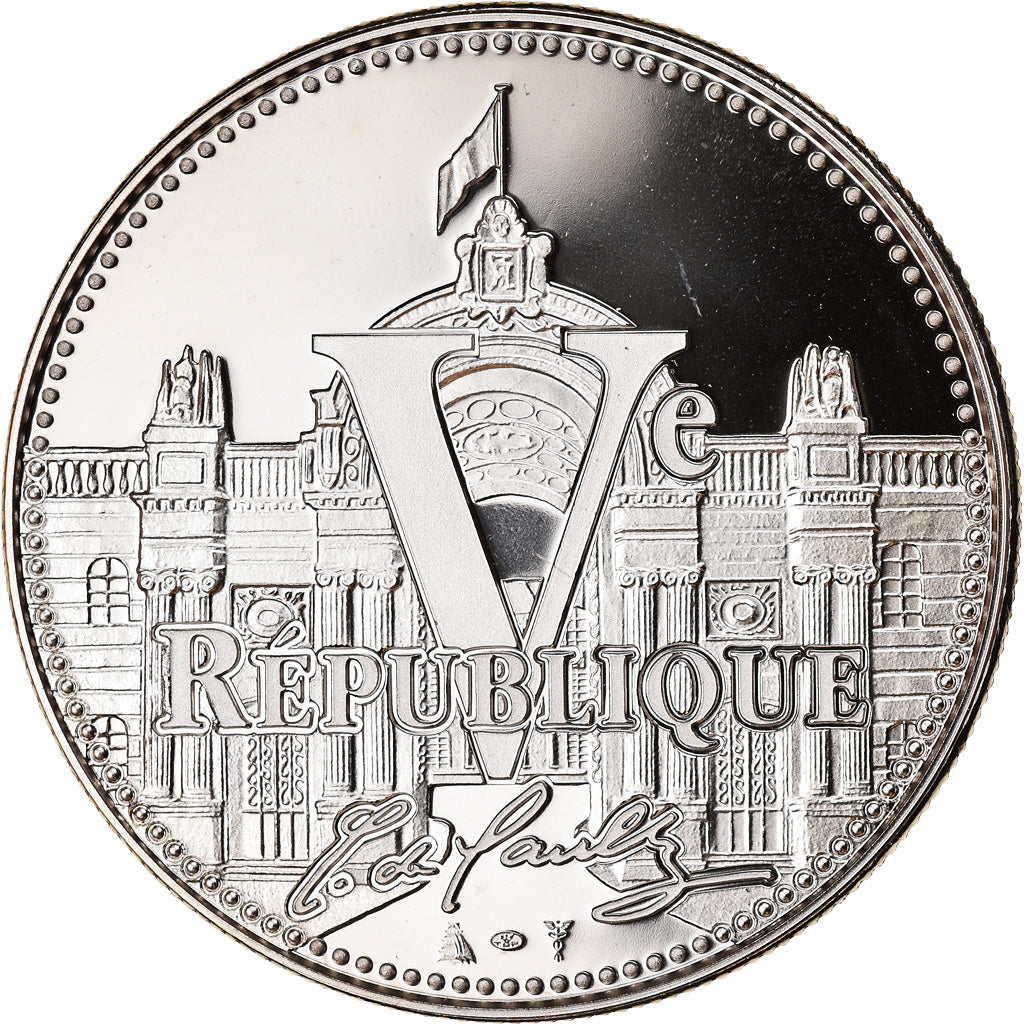 France, Medal, Vème République, Fitzgérald Kennedy-De Gaulle, MS(63)