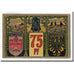 Banknote, Germany, Wernigerode, 75 Pfennig, carte, 1921, 1921-03-01, UNC(63)