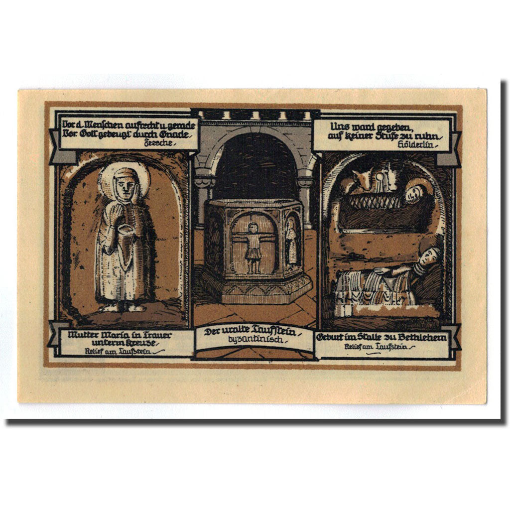 Banconote, Germania, Gernrode a. H., 75 Pfennig, personnage, 1921, 1921-10-21