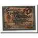 Banknot, Niemcy, Pirna, 10 Pfennig, Ecusson, 1921, 1921-09-30, UNC(63)