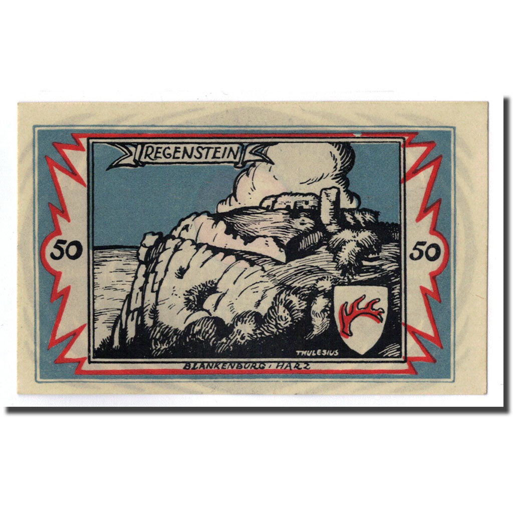 Billete, Alemania, Braunschweig, 50 Pfennig, paysage, 1921, 1921-05-01, SC