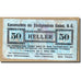 Geldschein, Österreich, Gmünd, 50 Heller, graphique, 1920, 1920-03-01, UNZ-