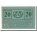Geldschein, Österreich, Ottnang, 20 Heller, mains, 1920, 1920-01-03, UNZ-