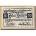 Geldschein, Österreich, Persenbeug, 10 Heller, château, UNZ-, Mehl:735.1