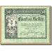 Geldschein, Österreich, Weitra, 50 Heller, château, 1920, 1920-05-07, UNZ-