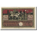 Banknot, Niemcy, Erfurt Stadt, 50 Pfennig, cavalier, 1918, 1918-10-20, UNC(63)