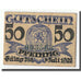 Banknot, Niemcy, Wittingen, 50 Pfennig, Ecusson, 1922, 1922-07-01, UNC(63)