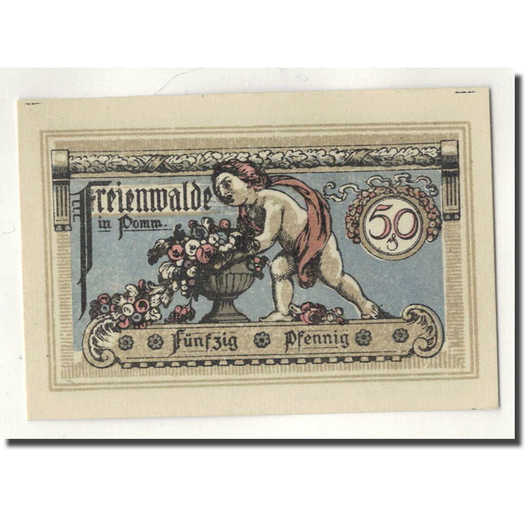 Banknot, Niemcy, Freienwalde Stadt, 50 Pfennig, ange, 1921, Undated, UNC(63)