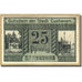 Banknot, Niemcy, Cuxhaven, 25 Pfennig, bateau, 1919, Undated, UNC(63), Mehl:C