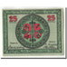 Banknot, Niemcy, Eutin Stadt, 25 Pfennig, paysage, 1920, Undated, UNC(63)