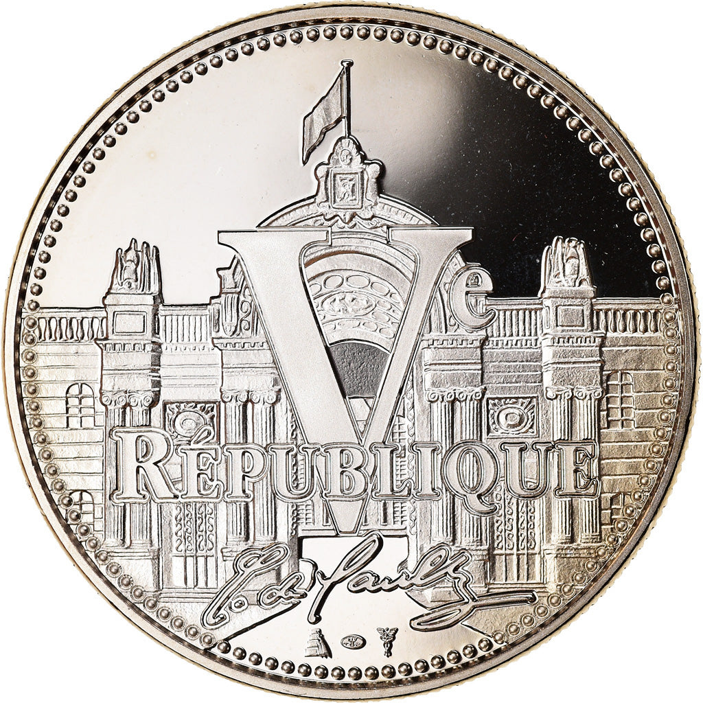 France, Medal, Charles de Gaulle, un Homme, un Destin, MS(63), Copper-nickel