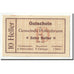 Geldschein, Österreich, Pottenbrunn, 10 Heller, graphique, 1920, UNZ-