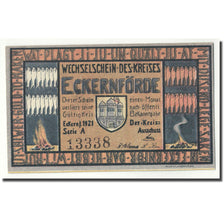 Banknote, Germany, Eckernförde, 50 Pfennig, Ecusson, 1921, UNC(63), Mehl:306.2a
