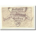 Geldschein, Österreich, Unter-loiben, 20 Heller, paysage, 1920, 1920-05-02