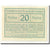 Geldschein, Österreich, Lengau, 20 Heller, paysage, 1920, 1920-03-13, UNZ-