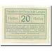Geldschein, Österreich, Lengau, 20 Heller, paysage, 1920, 1920-03-13, UNZ-