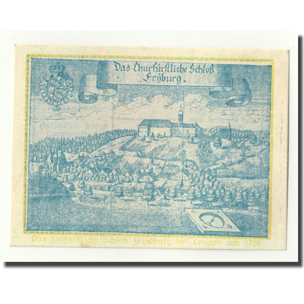 Geldschein, Österreich, Lengau, 50 Heller, paysage, 1920, 1920-03-13, UNZ-