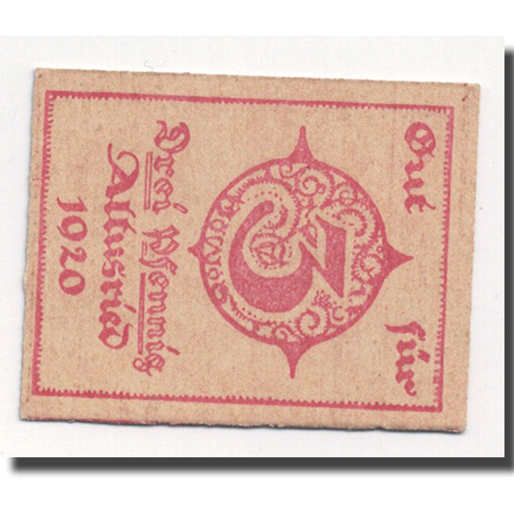 Banknot, Niemcy, Altusried, 3 Pfennig, château, 1920, Undated, UNC(63), Mehl:A