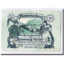 Banknote, Austria, Payerbach, 20 Heller, paysage, 1920, UNC(63), Mehl:FS 725