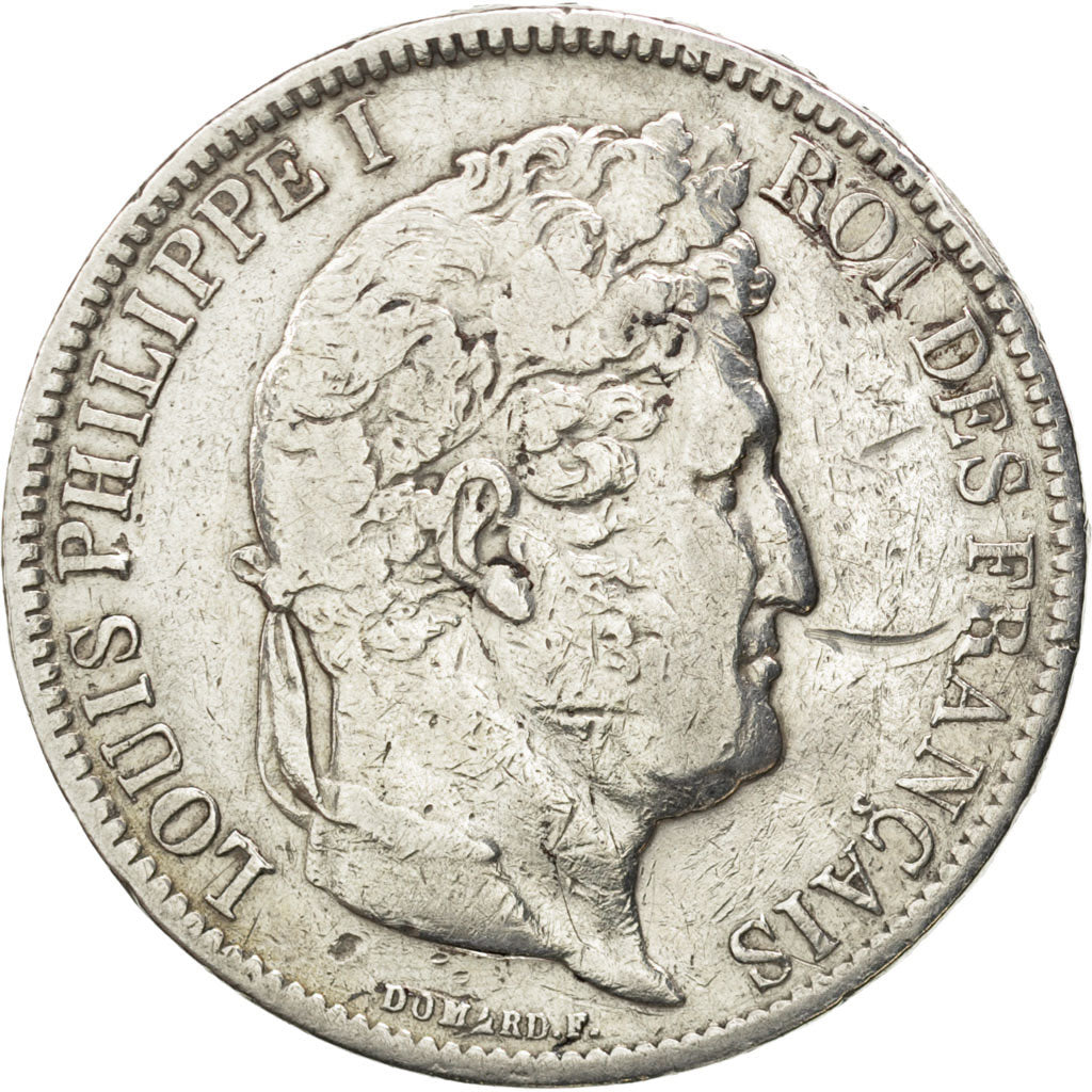 Coin, France, Louis-Philippe, 5 Francs, 1831, Paris, VF(30-35), Silver